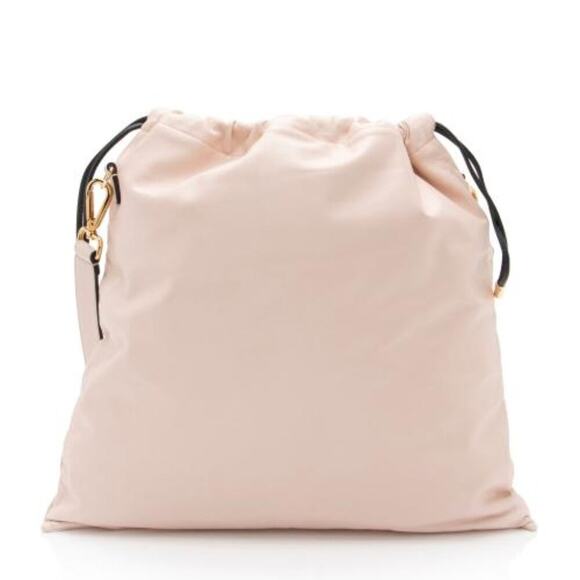 FENDI Nappa Leather Drawstring Medium Shoulder Bag pink - Picture 4 of 15